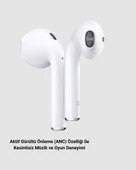 Bluetooth Kulak Üstü Kulaklık – ANC Teknolojili, Mikrofonlu, Konforlu Tasarım - 3