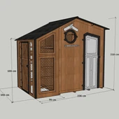 MANDU Ahşap Güvercin Kümesi thumbnail 4