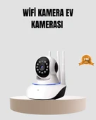 HD IP Kamera – Gece Görüşlü, Hareket Sensörlü, Mobil Takip ve Çift Yönlü Ses thumbnail 1