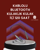 Kablosuz Bluetooth Kulaklık – Net Ses Kalitesi, Dokunmatik Tuş, Gürültü Azaltıcı Mikrofon - 1