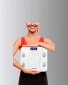 Akıllı Dijital Baskül – Bluetooth Bağlantılı, 8 Ölçüm Verili, Akıllı Vücut Analiz Tartısı thumbnail 2