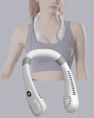 Taşınabilir Boyun Fanı Sessiz Çalışma ve USB Şarj Özellikli thumbnail 5