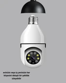 Akıllı Duy Kamera Gece Görüşlü ve Hareket Algılama Sensörlü thumbnail 4