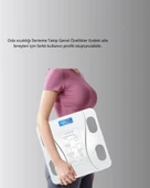 Akıllı Dijital Baskül – Bluetooth Bağlantılı, 8 Ölçüm Verili, Akıllı Vücut Analiz Tartısı thumbnail 4