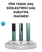 İyon Teknolojili Profesyonel Saç Kurutma ve Şekillendirme Makinesi 360° Dönebilen thumbnail 1