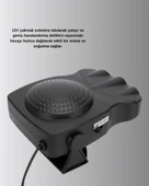 3’ü 1 Arada Araç İçi Isıtıcı ve Fan 150W Güçlü ve 360° Dönebilen Başlıklı thumbnail 3