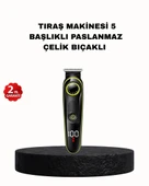 5’i 1 Arada Erkek Bakım Seti Şarjlı Suya Dayanıklı Çok Fonksiyonlu thumbnail 1