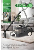 Kiwi Kcc-4325W Pencere Temizleme Aparatlı Koltuk Halı Yıkama ve Leke Çıkarma Makinesi Siyah Renk thumbnail 1