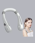 Taşınabilir Boyun Fanı Sessiz Çalışma ve USB Şarj Özellikli thumbnail 4
