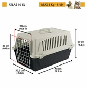 Ferplast Atlas 10 Kedi Ve Köpek Taşıma Çantası Sarı thumbnail 2
