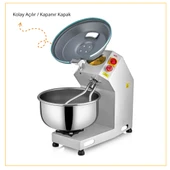 Emir 10-15 Kg Hamur Yoğurma Makinesi Kapaklı Yeni Model thumbnail 3