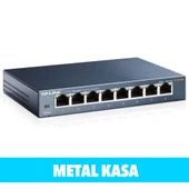 Tp-lınk Tl-sg108, 8 Port, Gigabit, Yönetilemez, Metal Kasa, Masaüstü Switch thumbnail 1