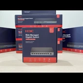 H3c S1600v2-10p-hpwr, 8 Port, Gigabit, Poe 125w, L2, 1 Port Gigabit Uplink, 1 Port Gigabit Sfp, Web Yönetilebilir, Masaü thumbnail 3