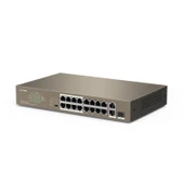 Ip-com F1118p-16-150w 16 Port 10/100+2x1gb Sfp/1xrj45 Combo 150w Poe Rackmount Swıtch thumbnail 3