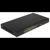 Dahua S3218-16et-135, 16 Port, Megabit, Poe 135w, 2 Port Gigabit Uplink, 2 Port Gigabit Sfp, Longe Range 250mt, Yönetile thumbnail 2