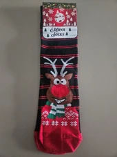 Renkli Yılbaşı Çorabı (2'li) thumbnail 3