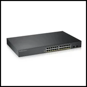 Zyxel Gs1900-24hp V2, 24 Port, Gigabit, Poe 170w, 2 Port Gigabit Sfp, Yönetilebilir, Rackmount Switch thumbnail 1