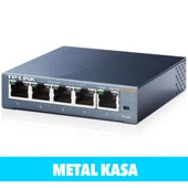 Tp-lınk Tl-sg105, 5 Port, Gigabit, Yönetilemez, Metal Kasa, Masaüstü Switch thumbnail 3