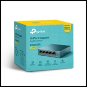 Tp-lınk Ls105g, Green Tech, 5 Port, Gigabit,  Metal Kasa, Yönetilemez, Masaüstü Switch thumbnail 5