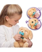 Baby Paws Sesli Yavru Köpek Pelüş Labrador Yeşil Çanta thumbnail 3