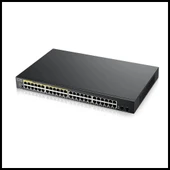 Zyxel Gs1900-48hp V2, 48 Port, Gigabit, 24 Port Poe 170w, 2 Port Gigabit Sfp, Yönetilebilir, Rackmount Switch thumbnail 4