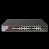Hılook Ns-0326p-230(b), 24port, Megabit, Poe 230w, 1 Port Gigabit Lan, 1 Port Gigabit Sfp, Long Range 250metre, Yönetile thumbnail 4