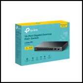 Tp-lınk Ls1210gp, Green Tech, 8 Port Gigabit, Poe 61w, 1 Port Gigabit Uplink, 1 Port Gigabit Sfp, Yönetilemez Masaüstü S thumbnail 4