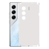 Tecno Camon 40 ile Uyumlu 360 Arka Kaplama Mat Şeffaf - 1