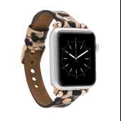 Apple Watch Uyumlu Deri Kordon 38-40-41mm GT LE02N thumbnail 1