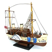 Dekoratif Retro Metal Yolcu Gemisi Vintage 31cm No.3 thumbnail 3