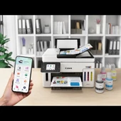 Canon Maxıfy Gx6140, Renkli, Mürekkep Mega Tanklı, Yazıcı, Tarayıcı, Wifi, Lan, Duplex, Orijinal Mürekkep thumbnail 2