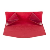 Smart Glass Deri Gözlük Kılıfı V4 Kırmızı thumbnail 3