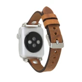 Apple Watch Uyumlu Deri Kordon 38-40-41mm Ferro ST G19 thumbnail 2
