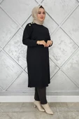 KADIN DÜĞME DETAYLI TESETTÜR TUNİK thumbnail 3