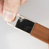 Deri Anahtarlık BKR16 RST2 Taba thumbnail 3