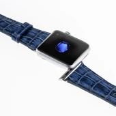 Apple Watch Uyumlu Deri Kordon 42-44-45mm Croco YK07 thumbnail 5