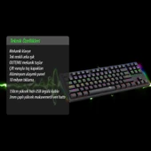 T-dagger Balı, T-tgk311, Usb Kablolu, Türkçe Q, Rainbow Rgb, Mechanical, Blue Switch, Gaming Klavye (powered By Redrago - 5