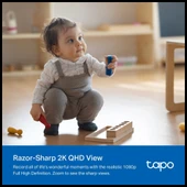 Tp-lınk Tapo C222, 4,0mpix, İç Ve Dış Mekan, Wifi-ethernet, 12mt. Gece Görüşü, 360 Dönüş, Dikey Ve Yatay Hareket, İki Yö thumbnail 3