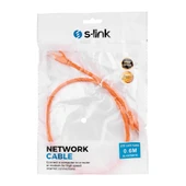 S-lınk Sl-cat606tr Cat6 Patch 60cm Kablo (turuncu) thumbnail 3