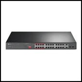 Tp-lınk Tl-sl1226p, 24 Port, Megabit, Poe 250w, 2 Port Combo Gigabit Sfp, Yönetilemez, Rackmount, Switch thumbnail 1