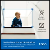 Tp-lınk Tapo C222, 4,0mpix, İç Ve Dış Mekan, Wifi-ethernet, 12mt. Gece Görüşü, 360 Dönüş, Dikey Ve Yatay Hareket, İki Yö thumbnail 4