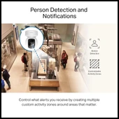 Tp-lınk Tapo C212, 3,0mpix, İç Ve Dış Mekan,  Wifi-ethernet, 9mt. Gece Görüşü, 360 Dönüş, Dikey Ve Yatay Hareket, İki Yö thumbnail 4