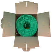 Powergate Cat6-box-gn, 23awg 0,57mm, Utp, Cat6 Kablo, 305m, Yeşil thumbnail 3
