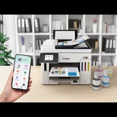 Canon Maxıfy Gx7140, Renkli, Mürekkep Mega Tanklı, Yazıcı, Tarayıcı, Wifi, Lan, Duplex, Orijinal Mürekkep thumbnail 2