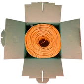 Powergate Cat6-box-or, 23awg, 0,57mm, Utp, Cat6 Kablo, 305m, Turuncu thumbnail 3