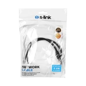 S-lınk Sl-cat606bk Cat6 Patch 60cm Kablo (siyah) thumbnail 2
