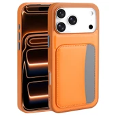 iPhone 17 Pro Max Kılıf Kartlıklı X-Kart Silikon Kılıf thumbnail 2