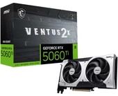 MSI GEFORCE RTX 5060 TI 8G VENTUS 2X OC PLUS 8GB GDDR7 128B DX12 PCIE 5.0 X16 (3XDP 1XHDMI) thumbnail 1
