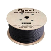 Qport Q-cato7 500m Cat7 Lsoh S/ftp Full Bakır 23awg Siyah Halogen Free Kablo thumbnail 2