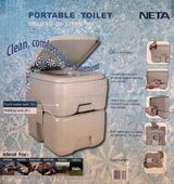 Portatif tuvalet Pis su tankı kapasitesi 20 L thumbnail 1